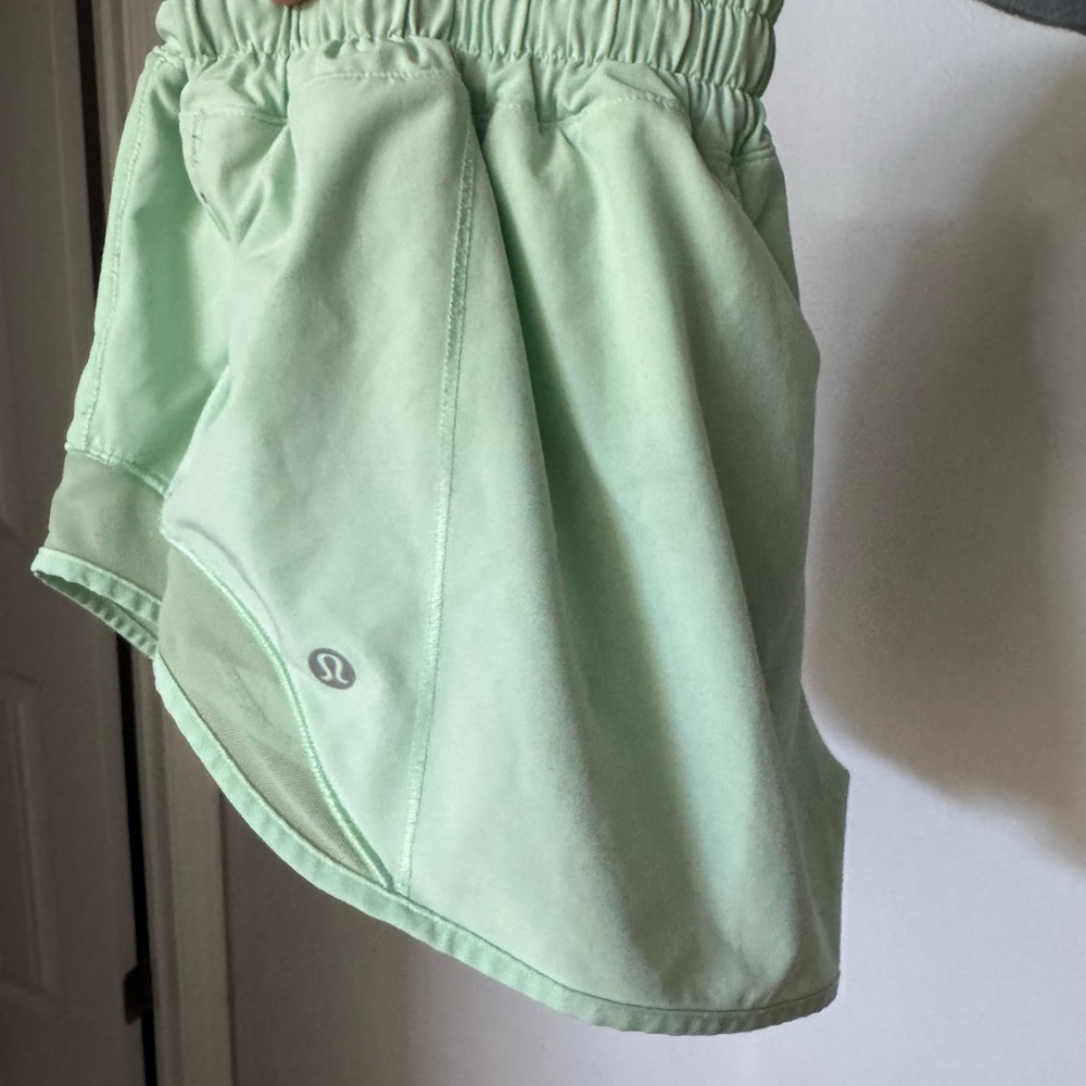 lululemon athletica Mint Green Athletic Shorts